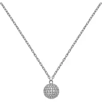 Daniel Wellington Stilvolle Stahlkette mit glitzerndem Kugel-Pavé DW00400655