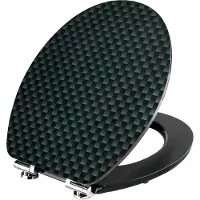 Cornat Art of Acryl WC-Sitz CARBON, KSDSC319