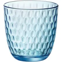 Bormioli Rocco Wasserglas Slot Blau 290 ml (12er-Set)