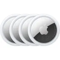 Apple AirTag, Persönlich, Finder, Silber, Weiß, Staubresistent, Wasserfest, Spritzwassergeschützt, Recycelbarer Kunststoff, CR2032