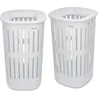 Brabantia Wäschekorb Collect-It 2 x 55 l, Weiss