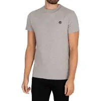 Timberland T-Shirt Dustan River Crew Tee Med Gry Heather Herren-S