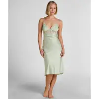 Hunkemoller Malou Satin-Negligé Grün