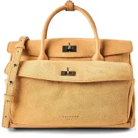 Liebeskind Gloria II Satchel M light tan suede