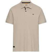 Camel active Bültel Worldwide Fashion GmbH Polos 1/2 sleeves Light Beige Light Beige 3XL