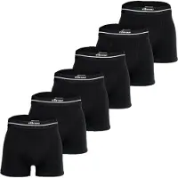 Ellesse Herren Boxershorts, 6er Pack - AMBRIA, Trunks, Logobund, einfarbig