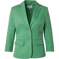 More & more taillierter, schmaler 3/4 Arm Blazer in green | Gr.: 36