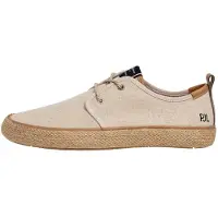 Pepe Jeans für Herren. PMS100008 Port Nature Espadrilles beige (43), Stoff, Wohnung, Schnürsenkel, Lässig