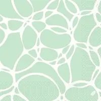Duni Tissue-Serviette 40 x 40 cm Ocean Mint 3-lagig, 1250 Stk/Krt (5 x 250 Stk)