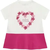GUESS T-Shirt K6GI20 K6YW4 Hellrosa Regular Fit