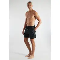 Bugatti Badeshorts basic, mit Logodruck, mit Kordelzug, bequem