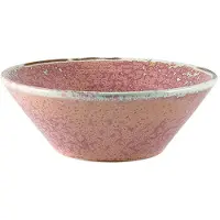 Genware Terra Porcelain Rose Kegelförmige Schale 14 Cm