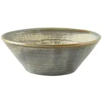 Genware Terra Porcelain Matt Grau Kegelförmige Schale 14 Cm