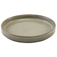 Genware Terra Porcelain Grey Flacher Präsentationsteller 14 Cm