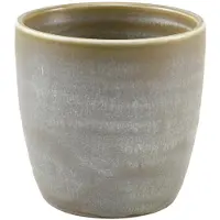 Genware Terra Porcelain Matt Grau Pommes-becher 30 Cl / 10,5 Oz