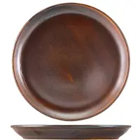 Genware Terra Porcelain Rustic Kupfer Coupe-teller 27,5 Cm