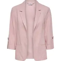 ONLY Kurzblazer "ONLGOA 3/4 UNLINE LINEN BL BLAZER CC TLR" mit Leinen