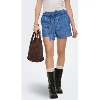 ONLY Shorts "ONLNOVA AZURE TALIA SHORTS WVN" Baumwolle, regular fit, Denim Look