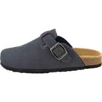 SUPERSOFT Classic Clogs Lederdecksohle, Korkfußbett, Schnutzabweisend