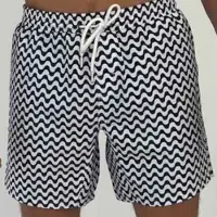 Bomain Badehose Zig Zag | Grösse: L | Farbe: Navy-Blau