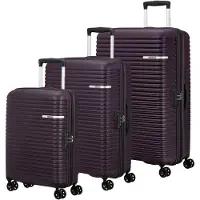 American Tourister Trolley Liftoff 3 PC Set D Dark Plum dunkelviolett 79cm