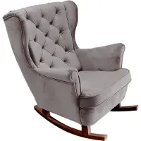 Domo DomoHome Relaxsessel Armlehnensessel Armlehnen Fernsehsessel Loungesessel Polstersessel Couchsessel Armsessel Chair Wohnzimmersessel Ohrensessel | 102x81x95cm | Grey_29841