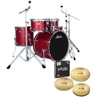 Ludwig Evolution 22-Zoll-Komplettschlagzeug 5-teilig „ " Sparkle Crimson