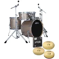 Ludwig Evolution 22-Zoll-Komplettschlagzeug 5-teilig Prosecco Sparkle