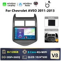 StarTech.com Autoradio für Chevrolet Aveo 2011–2013 - V8 2-DIN Android - 23 cm Touchscreen - 6 GB RAM 128 GB ROM - CarPlay & Android Auto - GPS Navigation WLAN BT - Blau