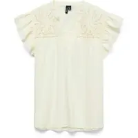 Vero Moda Bluse Line 10347292 Weiß Regular Fit
