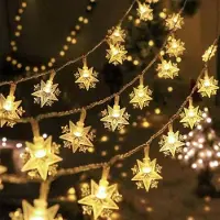 Lapamax Ramadan Lichterkette 3M 20LED 5 Sterne Muslim Ramadan Deko für Zuhause Hochzeit Weihnachten Lichterketten Dekorationslicht Party-Festival-Lichter