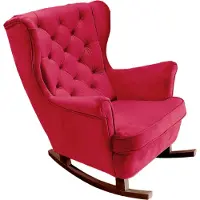 Domo DomoHome Relaxsessel Armlehnensessel Armlehnen Fernsehsessel Loungesessel Polstersessel Couchsessel Armsessel Chair Wohnzimmersessel Ohrensessel | 102x81x95cm | Red_29837