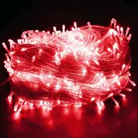 Lapamax 20M 200LED Lichterkette 8 Lichtmodi Innen Weihnachtsbeleuchtung LED Lichterketten für Weihnachten Halloween Party Garten Dekoration, Rot