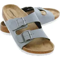 Superun + Pantoletten Sandalen Hausschuhe Schlappen Clogs Kork Fußbett Gr.36-49