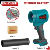 StarTech.com Elektrischer Laubbläser - Turbo Jet Fan - Bürstenloser Motor - 4000 W - 300000 U/min - Bis 400 m/s - 2 kg Blasstärke - Ohne Akku