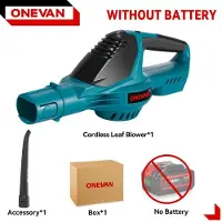 StarTech.com Laubbläser - Bürstenloser Akku-Laubbläser - 5500 W - Kabellos - Tragbar - Ohne Akku