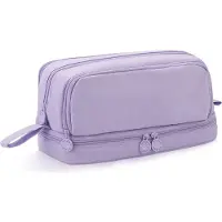 Youjia Federmäppchen Schule Mäppchen Mädchen Teenager, Groß Federtasche Federmappe Erwachsene Etui, lila