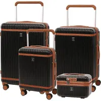 BERTOO Napoli Reisekoffer - schwarzes Set 4in1