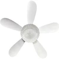 Aibecy E27 Schraube 5 Fluegel Ventilator Licht Stumm Starker Wind Dimmbar Haushalt Schlafzimmer Kinderzimmer Ventilator Licht Dimmbar