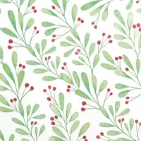 Home Fashion , Berries with Foliage, Lunch-Servietten aufgefaltetes Maß 33 cm x 33 cm, im Viertelfalz, 20 Stück pro Pack, 12 Pack pro Karton