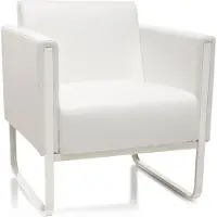 Hjh OFFICE ARUBA | 1-Sitzer - Lounge Sofa Wei?