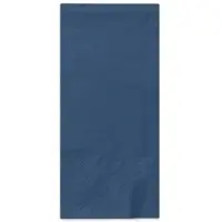 Mank Serviette in Royalblau aus Tissue 3-lagig, 33 x 33 cm, 1/8 Falz, 100 Stück