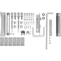 Alberts Accessoireset für dubbele poort Flexo, thermisch verzinkt