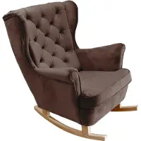 Domo DomoHome Relaxsessel Armlehnensessel Armlehnen Fernsehsessel Loungesessel Polstersessel Couchsessel Armsessel Chair Wohnzimmersessel Ohrensessel | 102x81x95cm | Brown_29815