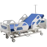 StarTech.com Pflegebett elektrisch - Krankenhausbett/Seniorenbett 5-Funktionen - Trendelenburg/Anti-Trendelenburg - Höhenverstellbar 47–76 cm - Zentralverriegelung - Für Zuhause & Klinik