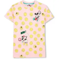 Marc Jacobs für Mädchen. W60712 Rosa Disney-Kleid (8Y= 126cm), Lässig, Baumwolle, Kurzarm, Kinderbekleidung