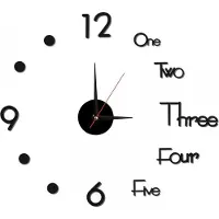 Fokelyi Nachtlicht-Wanduhr, rahmenlos, dekorativ, leuchtend, geräuschlos, für Wohnzimmer und Schlafzimmer