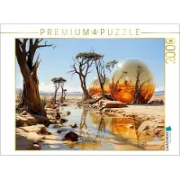 CALVENDO Puzzle Gelbe Kugeln | 2000 Teile Lege-Größe 90x67cm Foto-Puzzle für glückliche Stunden