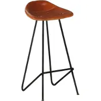 vidaXL "im Sonderangebot"Barhocker 2er Set - CLORIS - Barstuhl - Optimal Komfort, Braun Echtleder - 45 x 39 x 83 cm - DEMöbel5333148