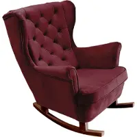 Domo DomoHome Relaxsessel Armlehnensessel Armlehnen Fernsehsessel Loungesessel Polstersessel Couchsessel Armsessel Chair Wohnzimmersessel Ohrensessel | 102x81x95cm | Burgundy_29835